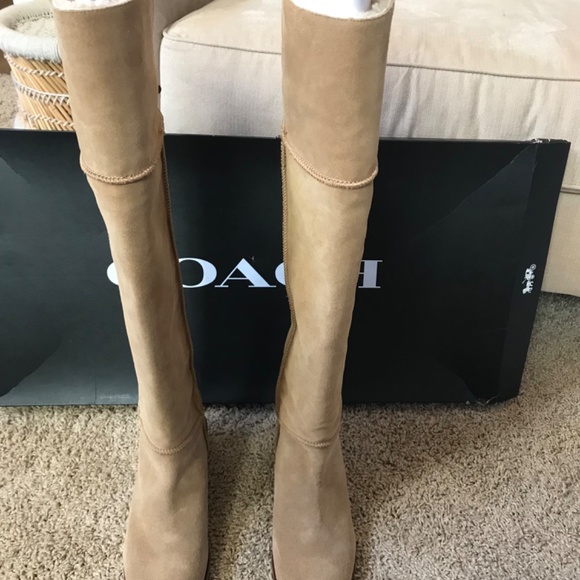 NWT COACH Janelle Shearling Boot/Size 10B - Picture 3 of 8